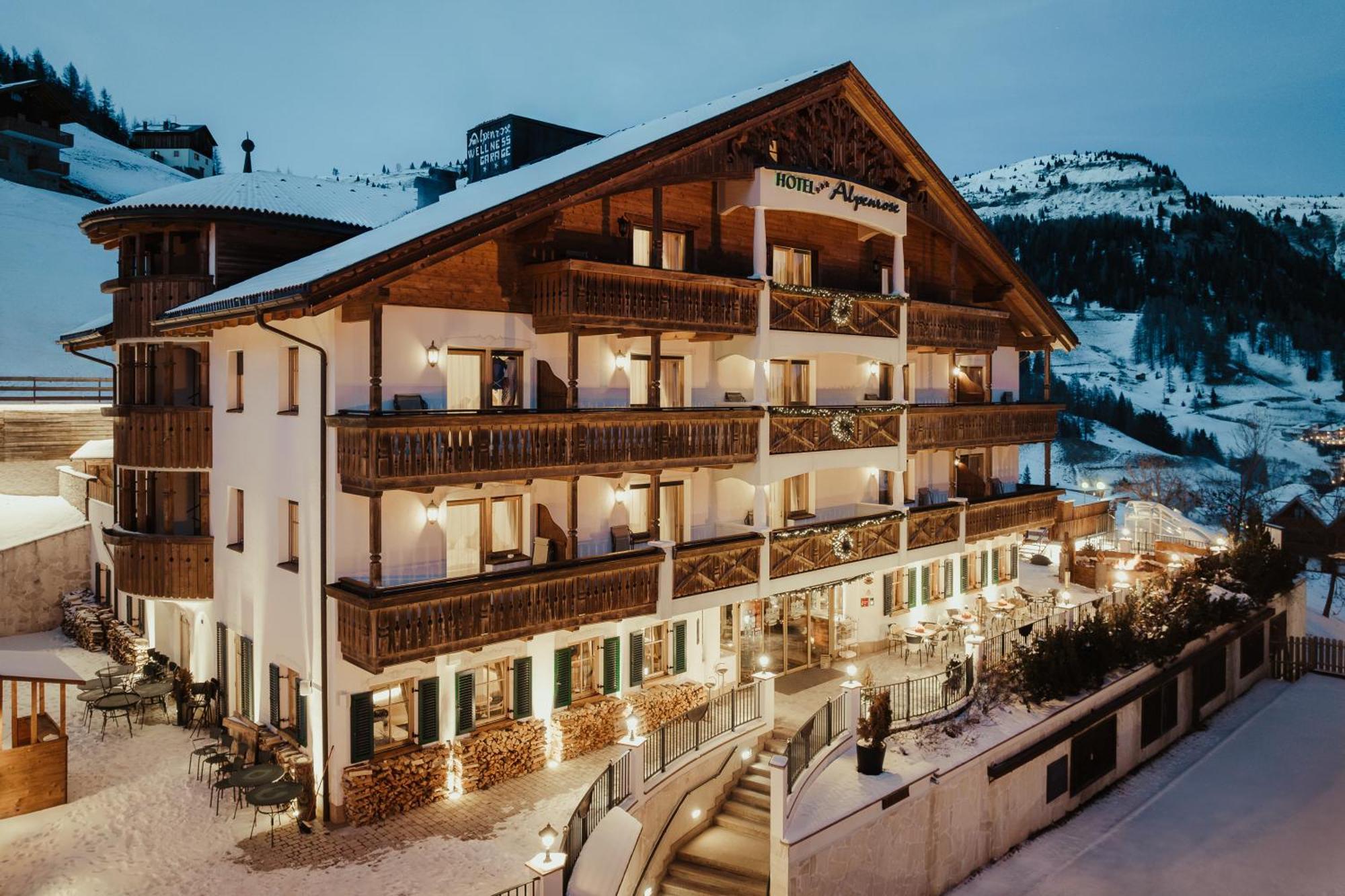 Hotel Alpenrose Arabba Bagian luar foto